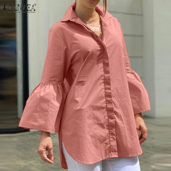 blouses 2021 spring office lady blouse women floral sleeve shirts casual solid long fashion female high low blusa plus size, White
blouses 2021 spring office lady blouse women floral sleeve shirts casual solid long fashion female high low blusa plus size, White