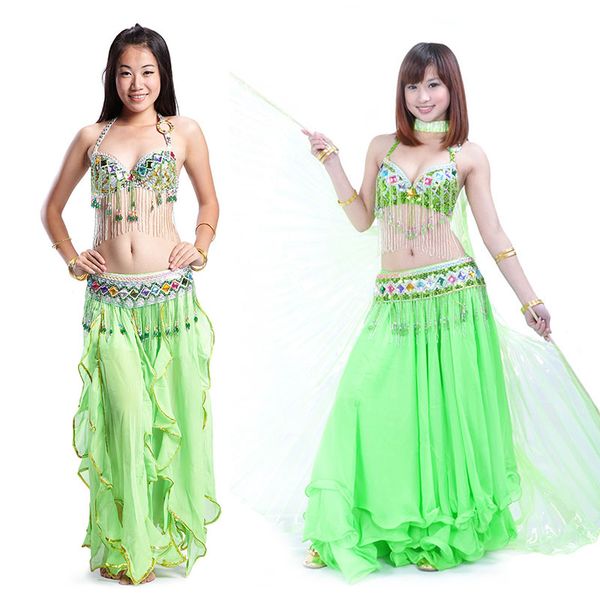 performance green women dancewear professional 3pcs outfit bra belt skirt long oriental beaded belly dance costume, Black;red
performance green women dancewear professional 3pcs outfit bra belt skirt long oriental beaded belly dance costume, Black;red