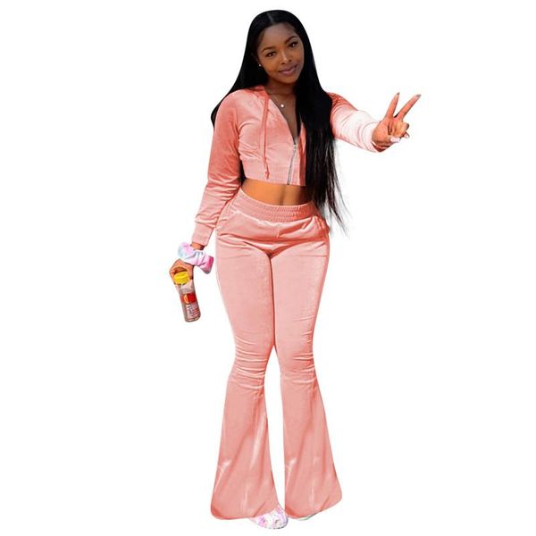 women's two piece pants velvet zipper set women tracksuit hoodie long sleeve crop wide leg 2 outfits lady solid casual clothes, White
women's two piece pants velvet zipper set women tracksuit hoodie long sleeve crop wide leg 2 outfits lady solid casual clothes, White