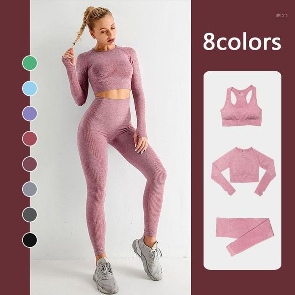 yoga outfit 3pcs seamless women set workout sportswear gym clothing fitness long sleeve crop high waist leggings sports suits pink
yoga outfit 3pcs seamless women set workout sportswear gym clothing fitness long sleeve crop high waist leggings sports suits pink