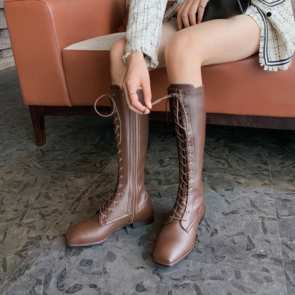 boots bottes femme 2021 winter riding women's shoes genuine leather square toe zipper keep warm knee high mujer, Black
boots bottes femme 2021 winter riding women's shoes genuine leather square toe zipper keep warm knee high mujer, Black