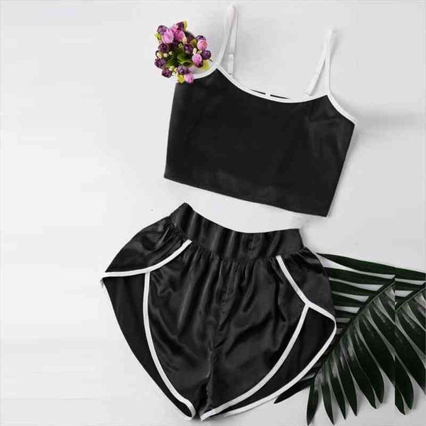 youyedian fashion women sleepwear cute lingerie girl black loose shorts set pajamas underwear style nightgowns sle w30, Black;red
youyedian fashion women sleepwear cute lingerie girl black loose shorts set pajamas underwear style nightgowns sle w30, Black;red