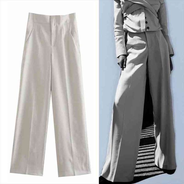 za beige pants for women wide leg trousers high waist loose summer pants woman linen baggy streetwear ladies, Black;white
za beige pants for women wide leg trousers high waist loose summer pants woman linen baggy streetwear ladies, Black;white