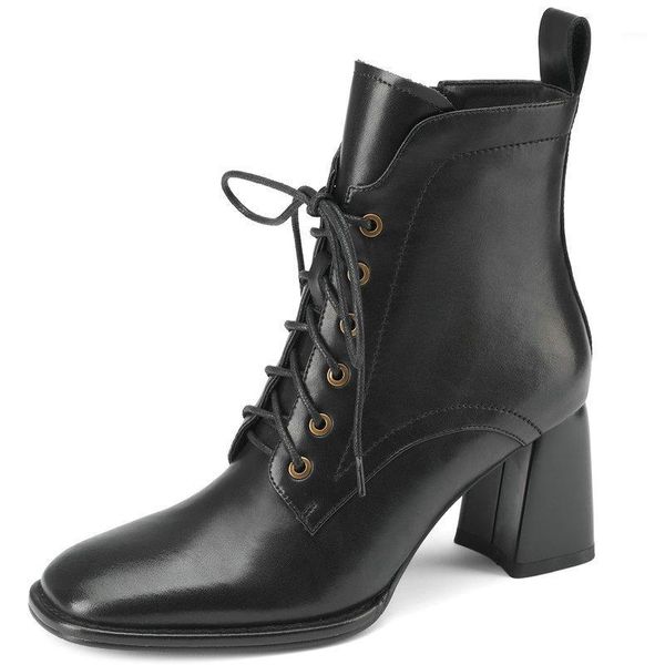boots high heels ankle genuine leather lace up 2021 winter est square toe shoes woman office lady basic black brown1
boots high heels ankle genuine leather lace up 2021 winter est square toe shoes woman office lady basic black brown1