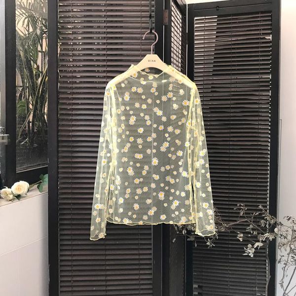 women's t-shirt sheer mesh t shirt women summer flower printed long sleeve see through white black lace fishnet 2021
women's t-shirt sheer mesh t shirt women summer flower printed long sleeve see through white black lace fishnet 2021