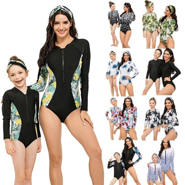 one piece swimwear long sleeves children's swimsuit rash guards surf suit tropical printed girls beach swimming pool costumes one-piece
one piece swimwear long sleeves children's swimsuit rash guards surf suit tropical printed girls beach swimming pool costumes one-piece