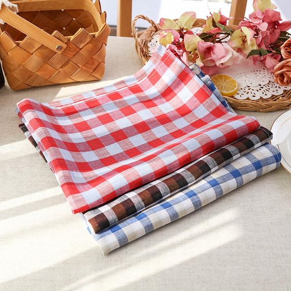 table napkin 100% linen checked cloth dinner placemat dinning room japanese handkerchief 45*45cm tj1521-2
table napkin 100% linen checked cloth dinner placemat dinning room japanese handkerchief 45*45cm tj1521-2