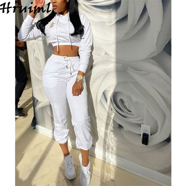 two piece set women solid hooded long sleeve crop strappy pants sets lounge wear tracksuit autumn streetwear clothes 210513, White
two piece set women solid hooded long sleeve crop strappy pants sets lounge wear tracksuit autumn streetwear clothes 210513, White