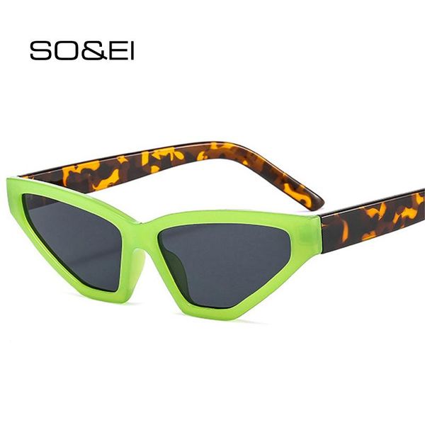 sunglasses so&ei ins fashion cat eye women retro triangle colorful eyewear shades uv400 men green purple sun glasses, White;black
sunglasses so&ei ins fashion cat eye women retro triangle colorful eyewear shades uv400 men green purple sun glasses, White;black