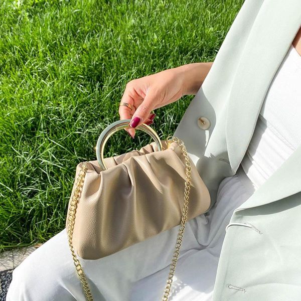 evening bags fashion ladies metal ring handbags 2021 summer trendy cloud fold shoulder bag pu leather thin chain messenger
evening bags fashion ladies metal ring handbags 2021 summer trendy cloud fold shoulder bag pu leather thin chain messenger