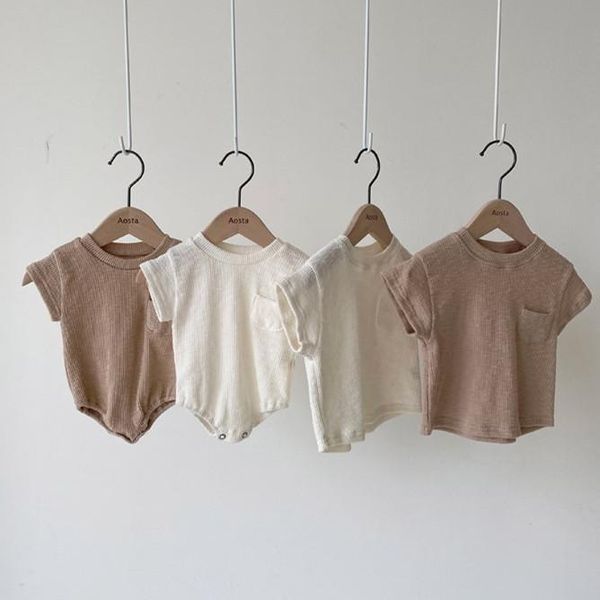 yoga outfit 2021 baby summer clothing born infant boys girls clothes ribbed solid romper jumpsuit short sleeve
yoga outfit 2021 baby summer clothing born infant boys girls clothes ribbed solid romper jumpsuit short sleeve