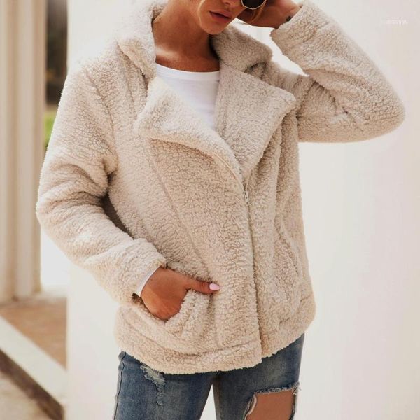 women's jackets elegant faux fur coat women 2021 autumn winter thick warm soft fleece jacket pocket zipper outerwear overcoat bear tedd, Black;brown
women's jackets elegant faux fur coat women 2021 autumn winter thick warm soft fleece jacket pocket zipper outerwear overcoat bear tedd, Black;brown