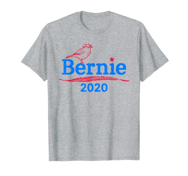 bernie birdie sanders for president 2020 t-shirt, White;black 
bernie birdie sanders for president 2020 t-shirt, White;black