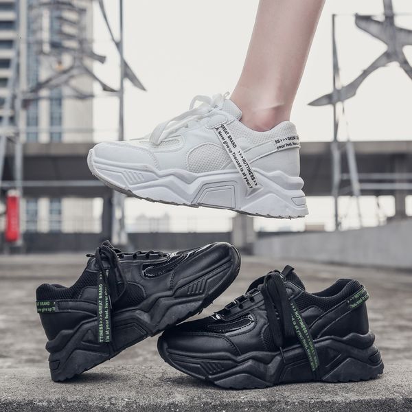 dress shoes autunm chunky sneakers women leather mesh platform dad vulcanize woman trainers basket chaussures femme jyin, Black
dress shoes autunm chunky sneakers women leather mesh platform dad vulcanize woman trainers basket chaussures femme jyin, Black