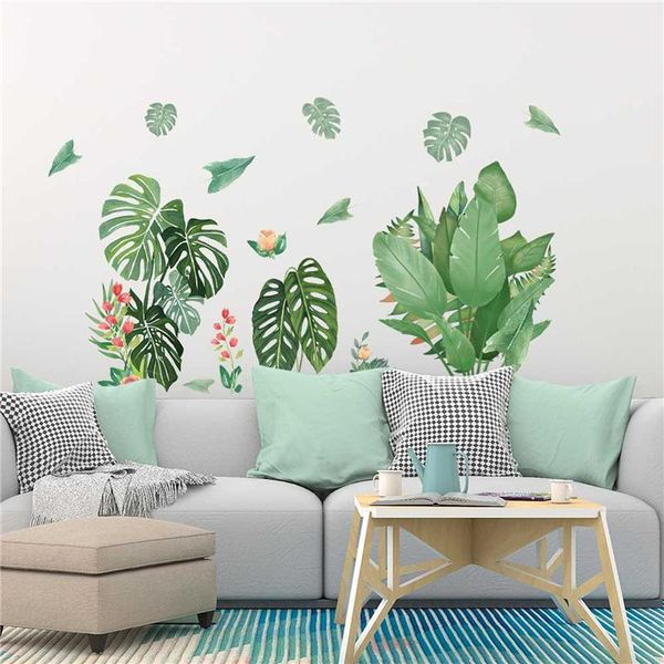 wall stickers green plant sticker diy pink peony flowers tropical beach palm leaves modern art decal mural
wall stickers green plant sticker diy pink peony flowers tropical beach palm leaves modern art decal mural