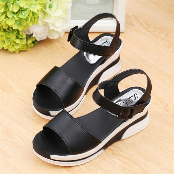 fashion women summer sandals open toe wedge heel platform beach shoes female slipper indoor outdoor sport casual, Black
fashion women summer sandals open toe wedge heel platform beach shoes female slipper indoor outdoor sport casual, Black