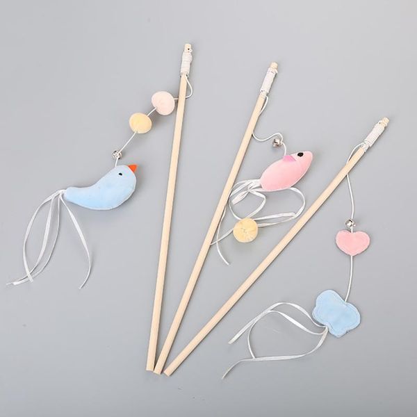 3pcs pet cat teaser toys interactive wood rod mouse toy bell plush wand catcher stick
3pcs pet cat teaser toys interactive wood rod mouse toy bell plush wand catcher stick