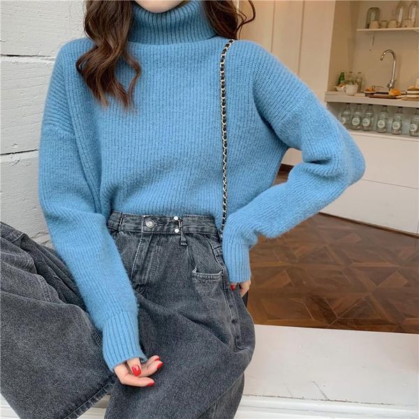 thick turtleneck sweater cashmere women casual fall winter loose pullover oversized knitted jumper knitwear women's sweaters, White;black
thick turtleneck sweater cashmere women casual fall winter loose pullover oversized knitted jumper knitwear women's sweaters, White;black