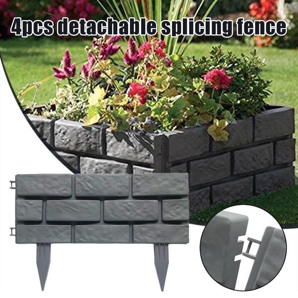 4pcs detachable plastic gray fences imitated stone garden frame and lawn edge hug decorations
4pcs detachable plastic gray fences imitated stone garden frame and lawn edge hug decorations