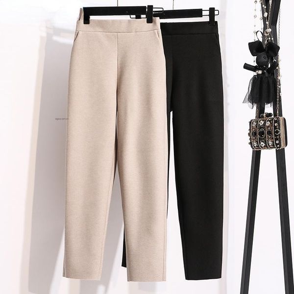 women's pants & capris autumn winter thick ladies korean harem women high waist woolen casual elastic loose long trousers for woman, Black;white
women's pants & capris autumn winter thick ladies korean harem women high waist woolen casual elastic loose long trousers for woman, Black;white