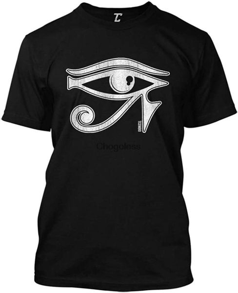 men's t-shirts eye of horus - illuminati symbol t-shirt, White;black