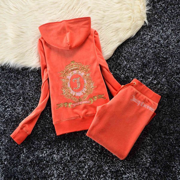 luxury embroidery juicy coconut brand diamonds women sporting suits slim velvet casual women's tracksuits hooded collar sportswear suit, Gray
luxury embroidery juicy coconut brand diamonds women sporting suits slim velvet casual women's tracksuits hooded collar sportswear suit, Gray
