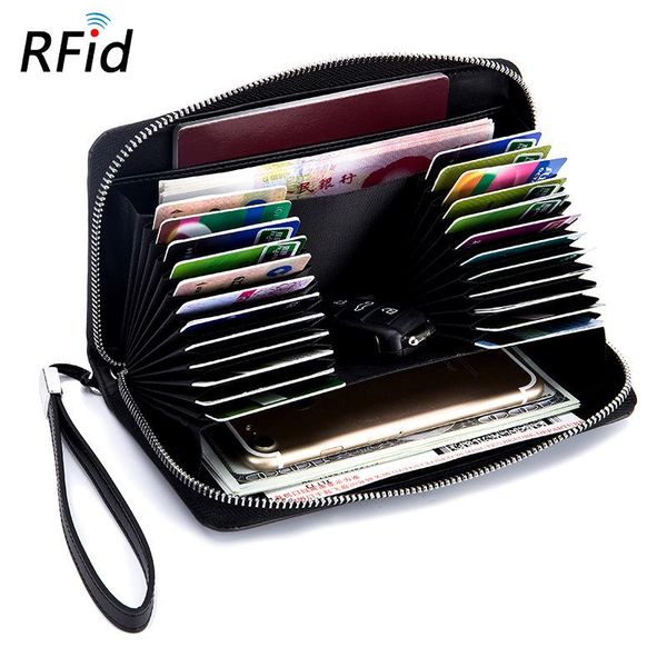 wallets fashion cowhide rfid holder for men women split cow leather large capacity anti theft lady long zipper card, Red;black
wallets fashion cowhide rfid holder for men women split cow leather large capacity anti theft lady long zipper card, Red;black