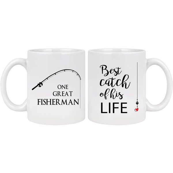 mugs anniversary coffee for couple one fisherman catch of his life cup set funny valentine's day ann
mugs anniversary coffee for couple one fisherman catch of his life cup set funny valentine's day ann