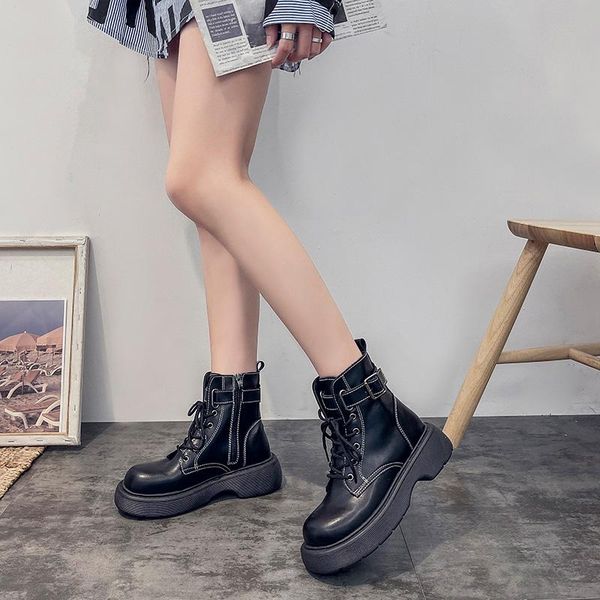 boots women's spring and autumn 2021 black thick-soled net red fashion wild british style single flat bottom
boots women's spring and autumn 2021 black thick-soled net red fashion wild british style single flat bottom