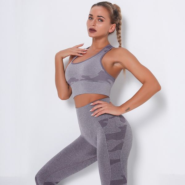women's tracksuits camouflage back seamless bra shockproof gathered high intensity sports underwear running fitness yoga vest female, Gray
women's tracksuits camouflage back seamless bra shockproof gathered high intensity sports underwear running fitness yoga vest female, Gray