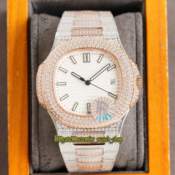 eternity jewelry watches rrf 5719 v2 upgrade version cal.324 automatic 5711 white dial iced out mens watch diamond inlay case two tone diamo, Slivery;brown
eternity jewelry watches rrf 5719 v2 upgrade version cal.324 automatic 5711 white dial iced out mens watch diamond inlay case two tone diamo, Slivery;brown