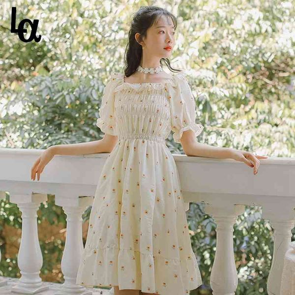kawaii dress women sweet lovely princess vestido summer small daisy cute ruffle square neck elegant 210519, Black;gray
kawaii dress women sweet lovely princess vestido summer small daisy cute ruffle square neck elegant 210519, Black;gray