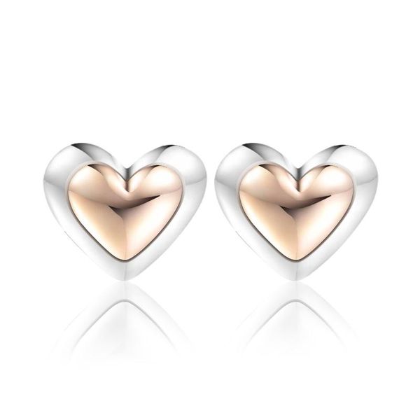 stud domed golden heart earrings original 925 sterling silver for women statement jewelry mother's day gift brincos, Golden;silver
stud domed golden heart earrings original 925 sterling silver for women statement jewelry mother's day gift brincos, Golden;silver
