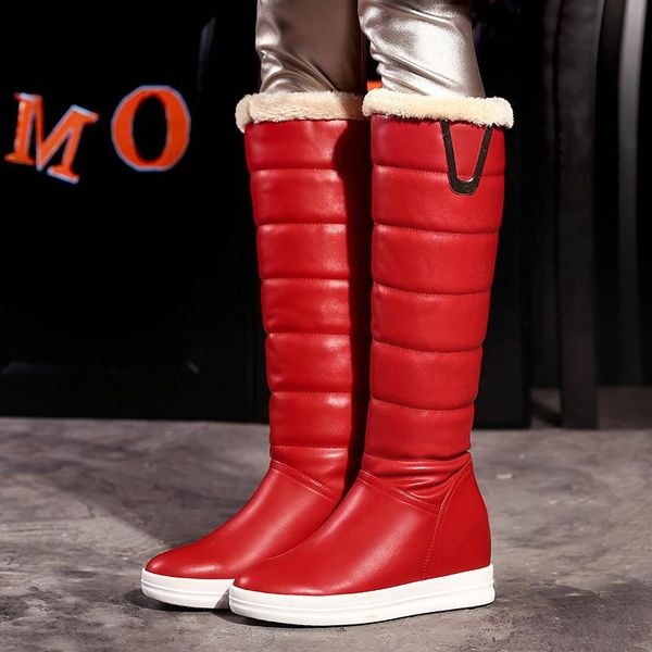 boots fashion women knee length high flat bottomed inner heightening thick soled snow red white black ladies winter
boots fashion women knee length high flat bottomed inner heightening thick soled snow red white black ladies winter