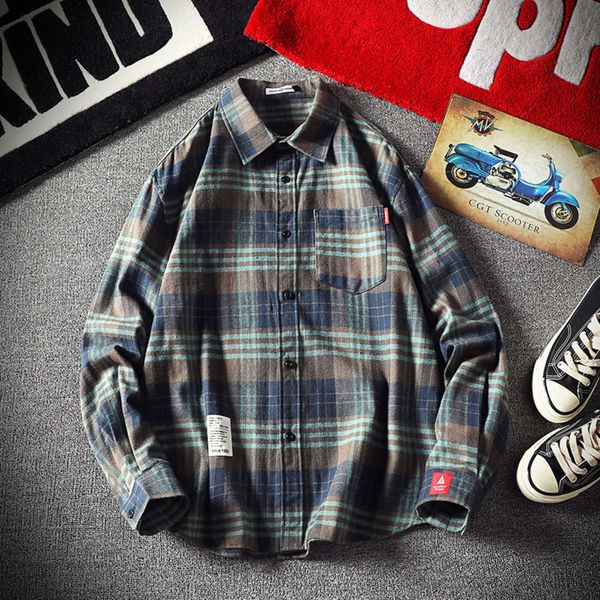 men's casual shirts spring plaid long sleeve plus fat size shirt ruffian handsome casual suit 2fu3, White;black
men's casual shirts spring plaid long sleeve plus fat size shirt ruffian handsome casual suit 2fu3, White;black