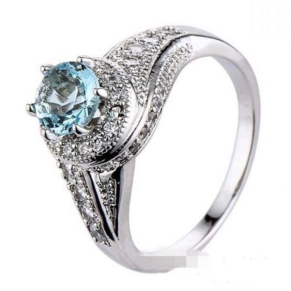 wedding rings 2021 luxury crystal ring silver color filled round zircon light sea blue stone engagement for women gifts, Slivery;golden
wedding rings 2021 luxury crystal ring silver color filled round zircon light sea blue stone engagement for women gifts, Slivery;golden
