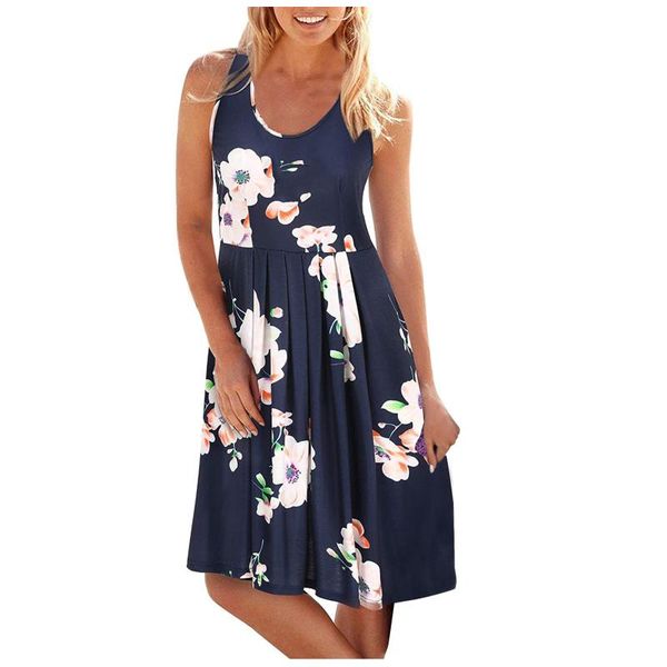 casual dresses bohemian women's summer dress floral print sleeveless strap beach sundress o-neck boho 2021, Black;gray
casual dresses bohemian women's summer dress floral print sleeveless strap beach sundress o-neck boho 2021, Black;gray