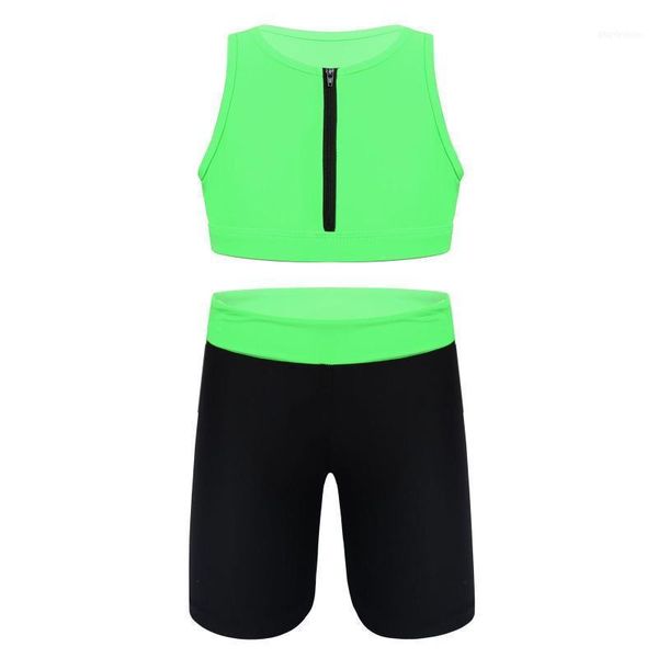 running sets summer 2pcs outfits girls color block sport suit sleeveless zipper tank crop sports shorts breathable gym tracksuit1, Black;blue
running sets summer 2pcs outfits girls color block sport suit sleeveless zipper tank crop sports shorts breathable gym tracksuit1, Black;blue