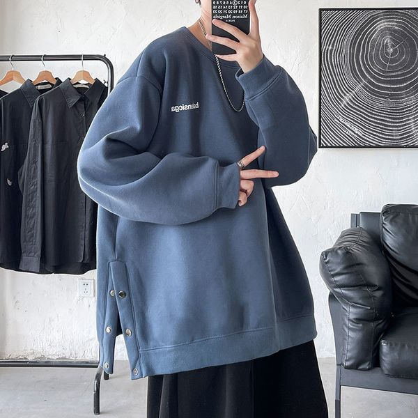 men's hoodies & sweatshirts privathinker - men's sweatshirt with letters and buttons, harajuku fashion casual sweater, korean styl, Black
men's hoodies & sweatshirts privathinker - men's sweatshirt with letters and buttons, harajuku fashion casual sweater, korean styl, Black