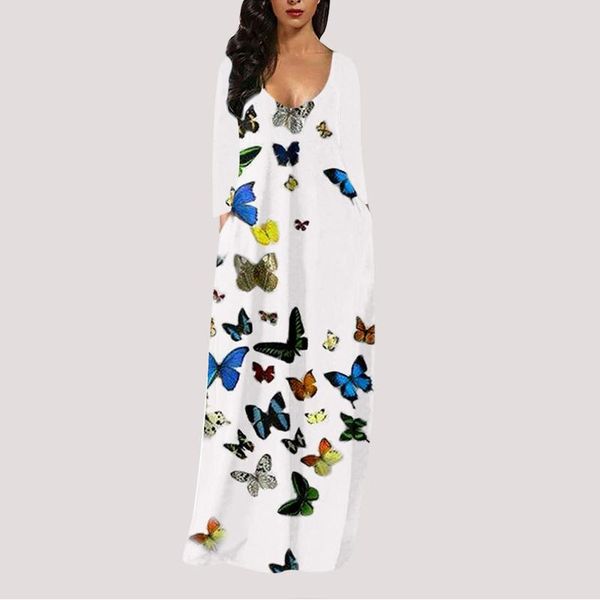 casual dresses vintage harajuku butterfly printing long dress women 2021 holiday beach maix loose breathable v-neck sundress, Black;gray
casual dresses vintage harajuku butterfly printing long dress women 2021 holiday beach maix loose breathable v-neck sundress, Black;gray