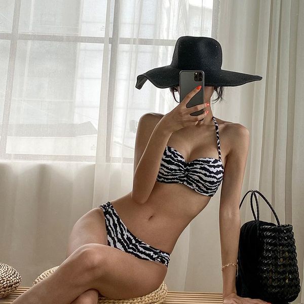 women's swimwear swimsuit zebra pattern bikini leopard print triangle split bikinis simple swimsuits spring surfing swimear, White;black
women's swimwear swimsuit zebra pattern bikini leopard print triangle split bikinis simple swimsuits spring surfing swimear, White;black