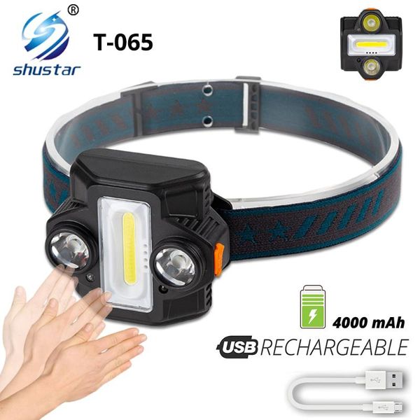 headlamps led headlamp waving sensing headlight built-in 4000 mah high-capacity lithium battery waterproof bicycle light adjustable angle
headlamps led headlamp waving sensing headlight built-in 4000 mah high-capacity lithium battery waterproof bicycle light adjustable angle
