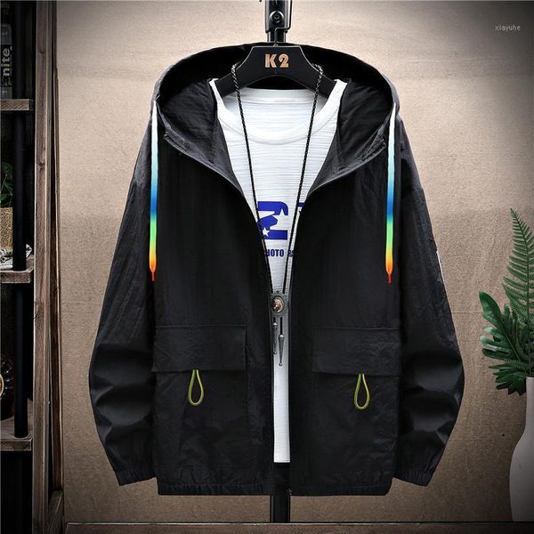 men's jackets hooded jacket 2021 for spring and summer thin breathable large size solar clothes brand, Black;brown
men's jackets hooded jacket 2021 for spring and summer thin breathable large size solar clothes brand, Black;brown