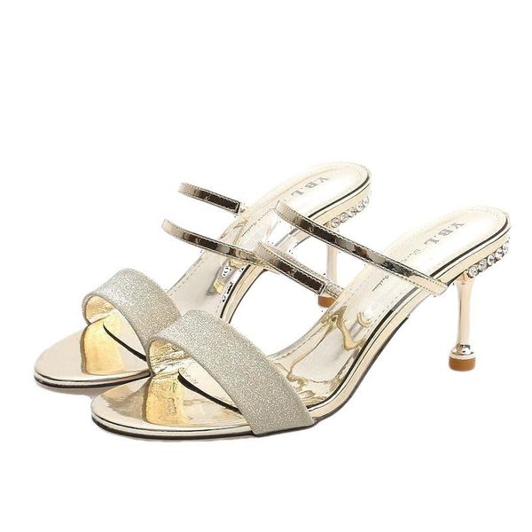 dress shoes 2021 summer ladies sandals transparent slippers simple word high-heeled half drag open toe rhinestone stiletto, Black
dress shoes 2021 summer ladies sandals transparent slippers simple word high-heeled half drag open toe rhinestone stiletto, Black