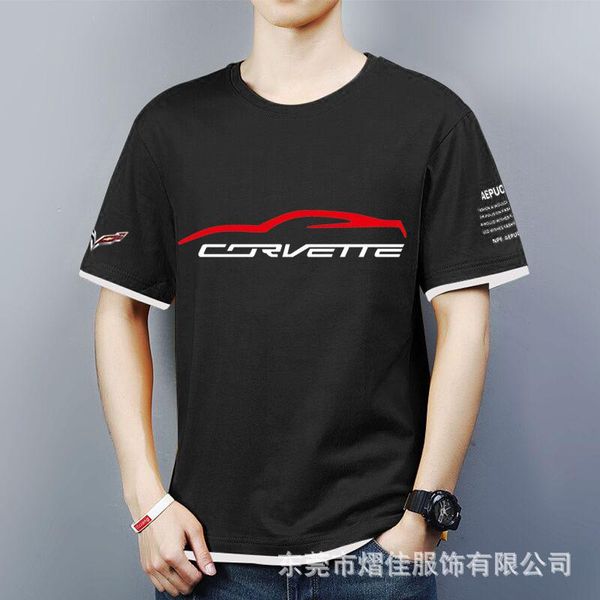 2021corvette summer men's short sleeve t-shirt cotton comfortable color contrast casual sport t-shirts, White;black
2021corvette summer men's short sleeve t-shirt cotton comfortable color contrast casual sport t-shirts, White;black