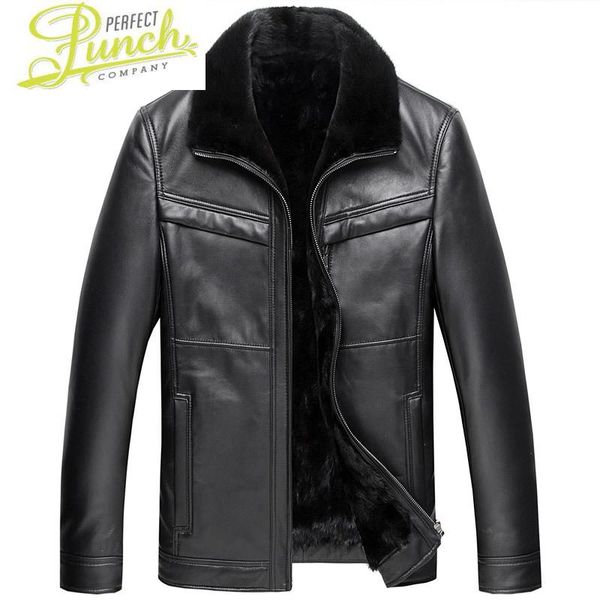 men's leather & faux men sheepskin real genuine coat plus size mens winter jacket casaco sd9062 yy1151, Black
men's leather & faux men sheepskin real genuine coat plus size mens winter jacket casaco sd9062 yy1151, Black
