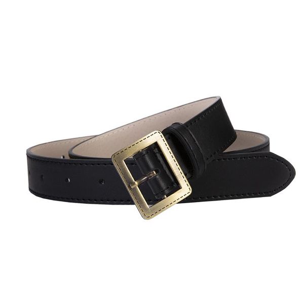 belts women bronze belt square buckle pu for simple pin waistband female dress jeans fashion, Black;brown
belts women bronze belt square buckle pu for simple pin waistband female dress jeans fashion, Black;brown