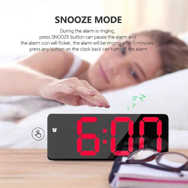 other clocks & accessories alarm clock led display digital mirror battery plug-in dual purpose suitable for bedroom office
other clocks & accessories alarm clock led display digital mirror battery plug-in dual purpose suitable for bedroom office