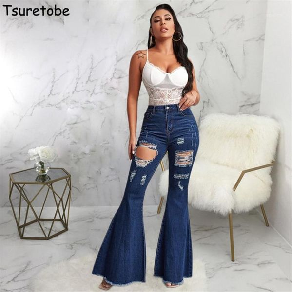 tsuretobe ripped jeans for women retro flare woman high waist bell bottom streetwear mom vintage trouser women's, Blue
tsuretobe ripped jeans for women retro flare woman high waist bell bottom streetwear mom vintage trouser women's, Blue