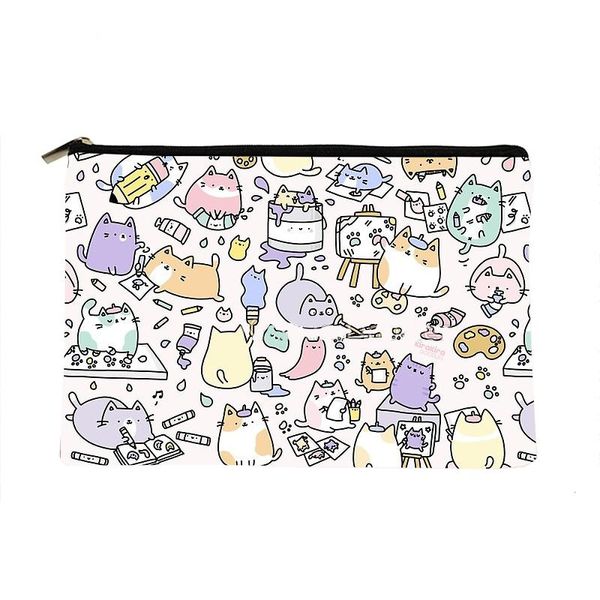 cosmetic bags & cases women lovely cats printed make up bag fashion cosmetics organizer for travel colorful storage lady 
cosmetic bags & cases women lovely cats printed make up bag fashion cosmetics organizer for travel colorful storage lady